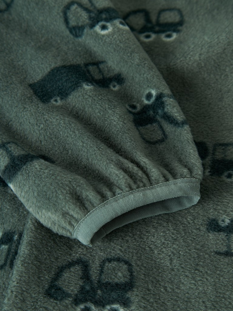 Fleece-Overall Spektra Grävmaskiner Grön