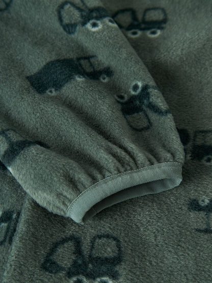 Fleece-Overall Spektra Grävmaskiner Grön