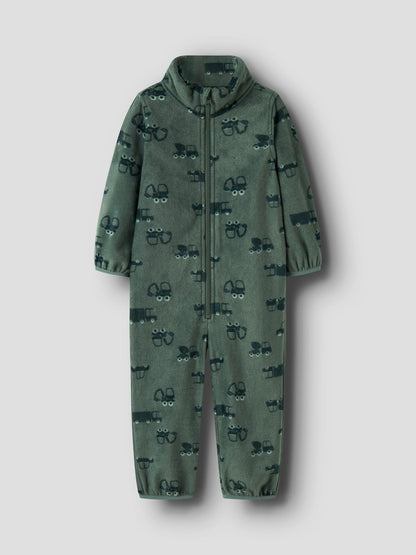 Fleece-Overall Spektra Grävmaskiner Grön