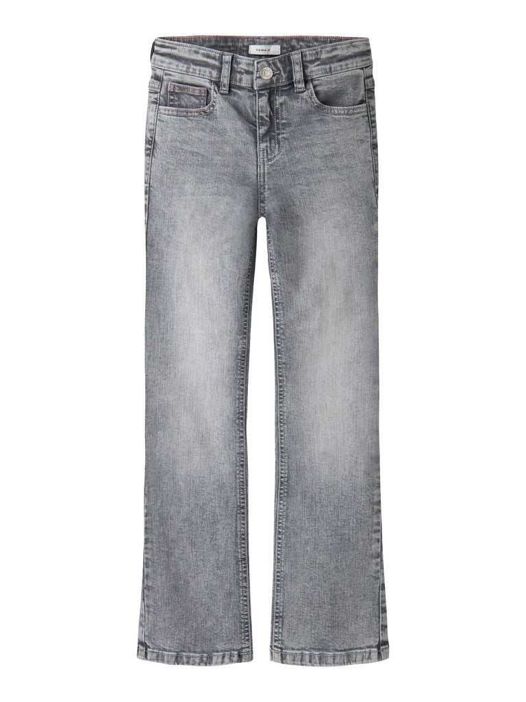 Bootcutjeans Polly Bakfickor Ficklock Brodyr Grå
