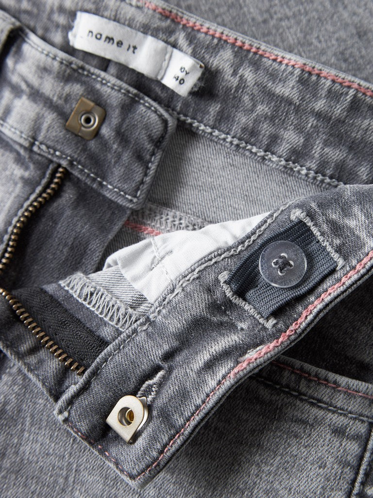 Bootcutjeans Polly Bakfickor Ficklock Brodyr Grå