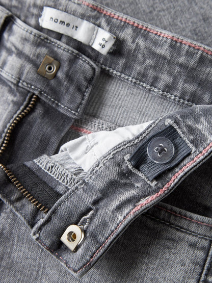 Bootcutjeans Polly Bakfickor Ficklock Brodyr Grå