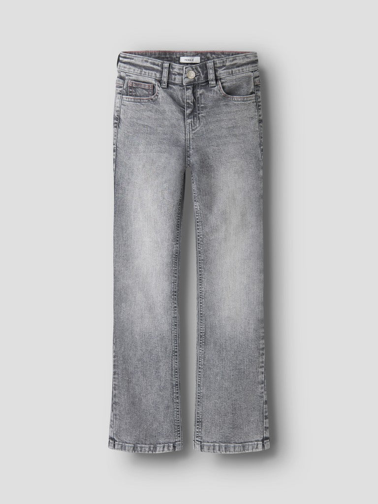 Bootcutjeans Polly Bakfickor Ficklock Brodyr Grå