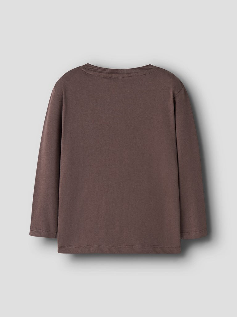 T-shirt Långärmad Dinosaurie Nedin Brun