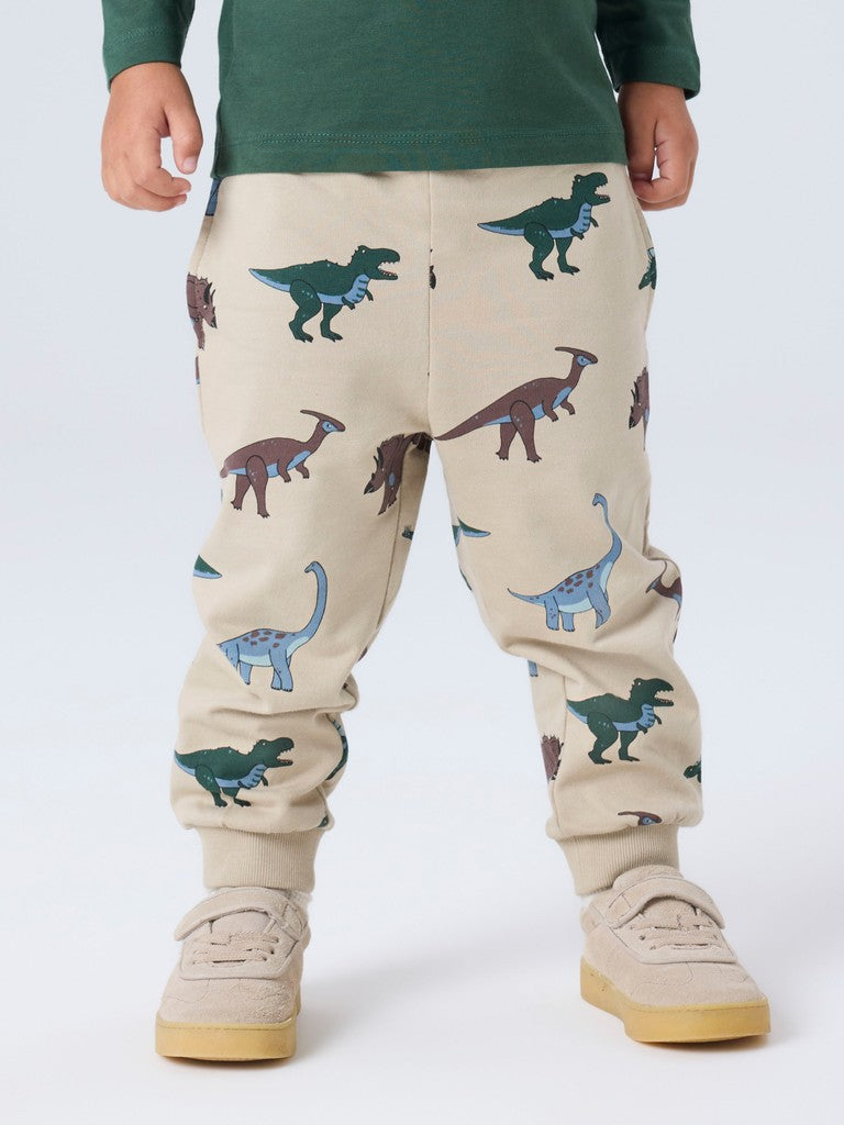 Sweatbyxor Dinosaurier Naris Beige