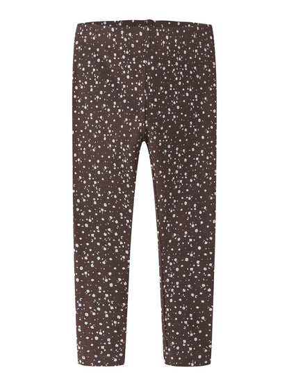 Leggings Nicole Ribbade Blommor Bruna