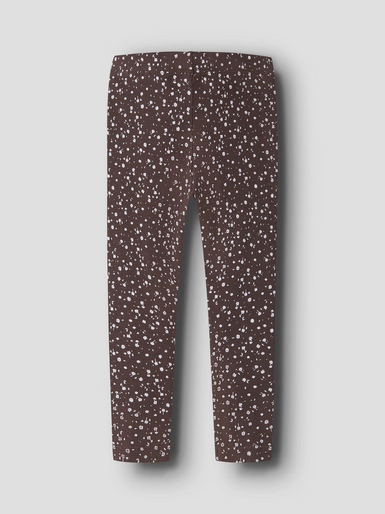 Leggings Nicole Ribbade Blommor Bruna