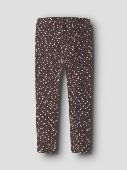 Leggings Nicole Ribbade Blommor Bruna