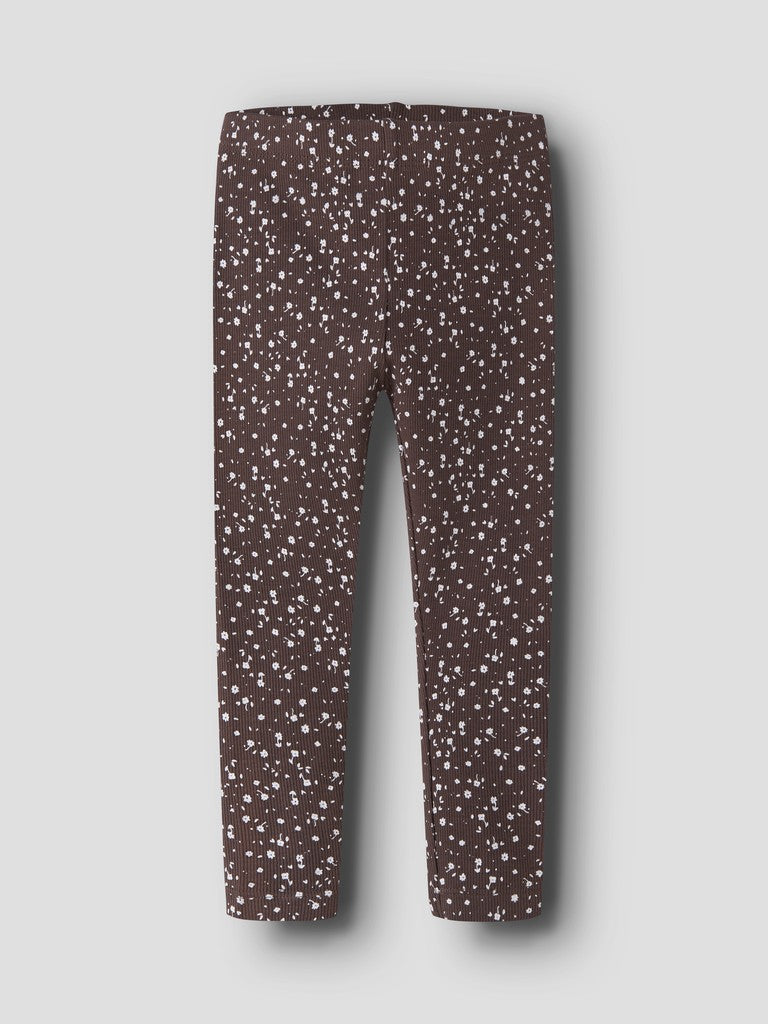 Leggings Nicole Ribbade Blommor Bruna