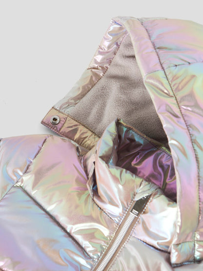 Glansig Täckjacka Molina M Silver