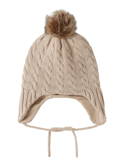 Mössa Bomullsfodrad Millo Beige