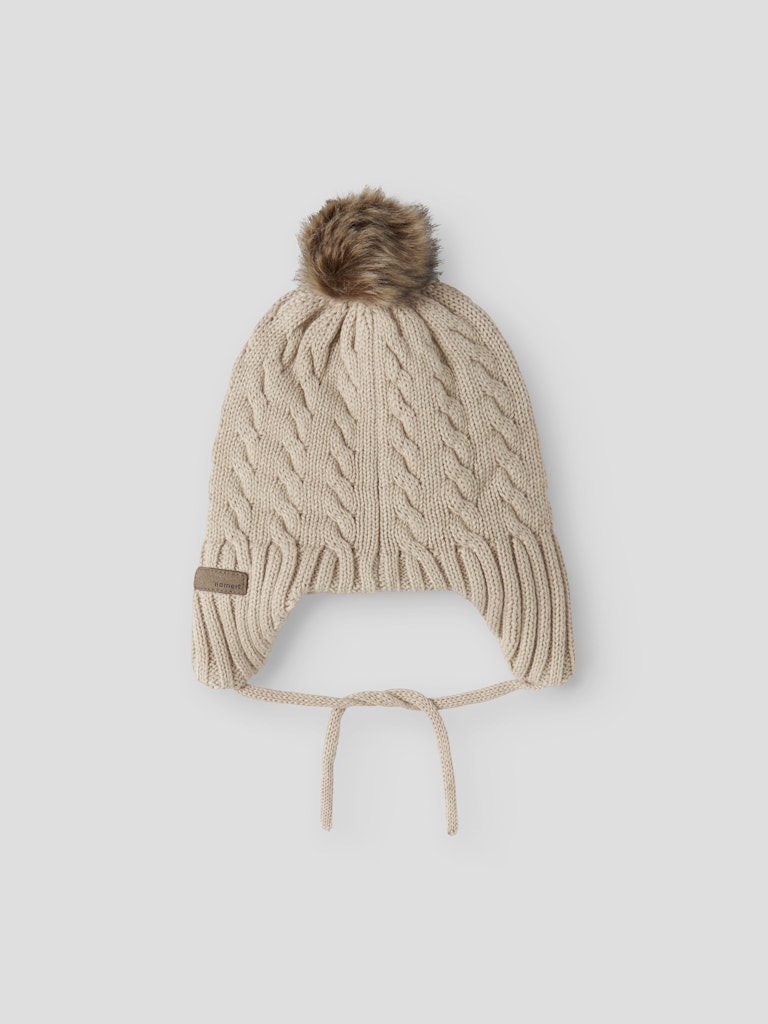 Mössa Bomullsfodrad Millo Beige