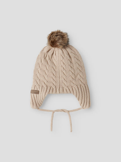 Mössa Bomullsfodrad Millo Beige
