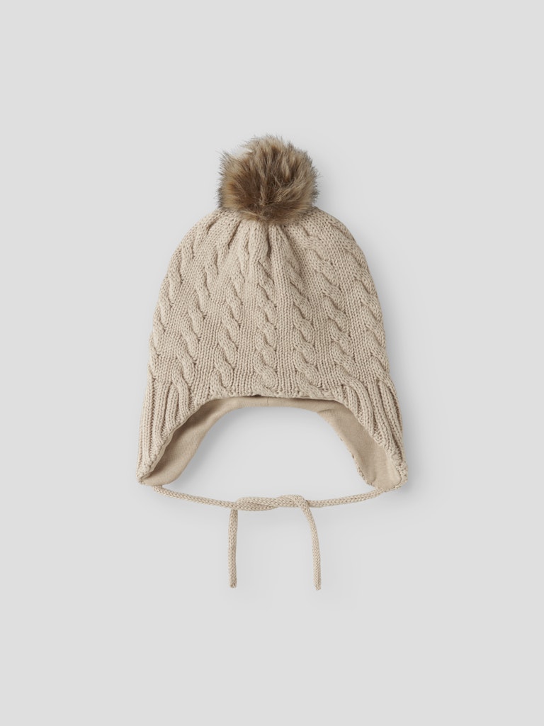 Mössa Bomullsfodrad Millo Beige