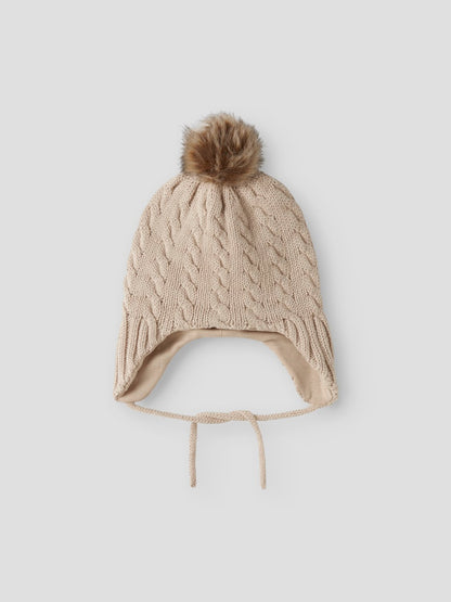 Mössa Bomullsfodrad Millo Beige