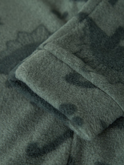 Fleece-set Spektra Dinosaurier Grön