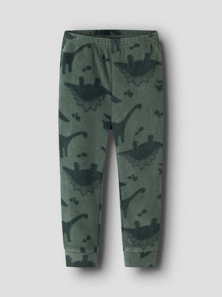 Fleece-set Spektra Dinosaurier Grön