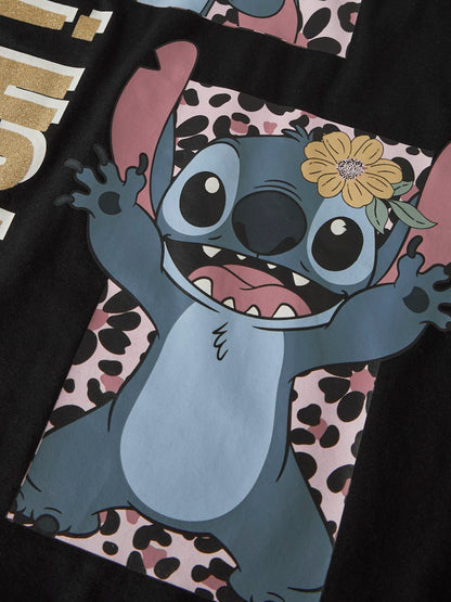Topp Stitch Kortärmad Jyna Svart