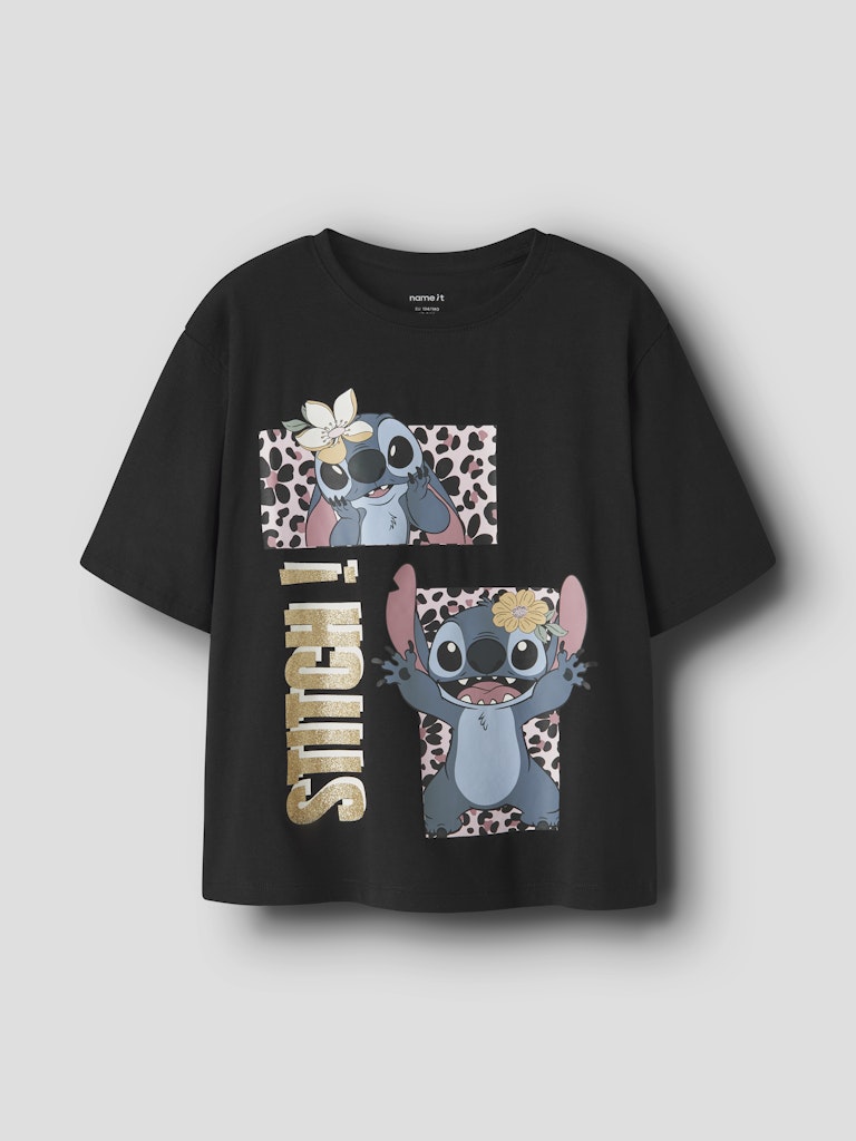 Topp Stitch Kortärmad Jyna Svart
