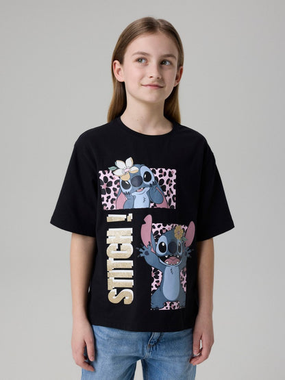 Topp Stitch Kortärmad Jyna Svart