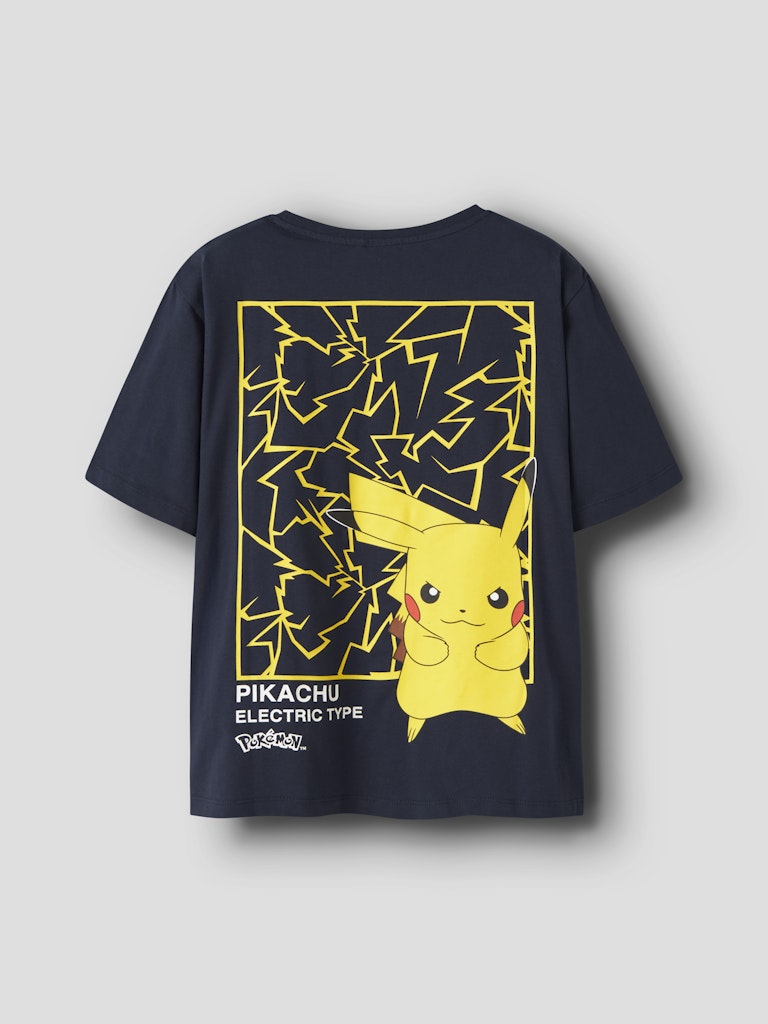 T-shirt Pokémon Kortärmad Jyk Marin Blå