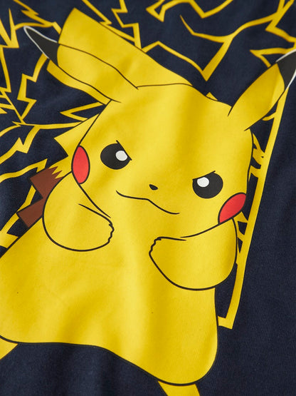 T-shirt Pokémon Kortärmad Jyk Marin Blå