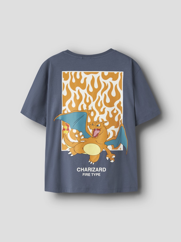 T-shirt Pokémon Kortärmad Jyk Blå