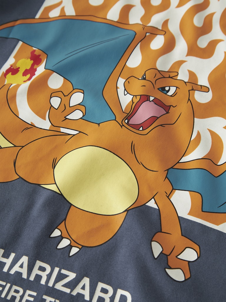 T-shirt Pokémon Kortärmad Jyk Blå
