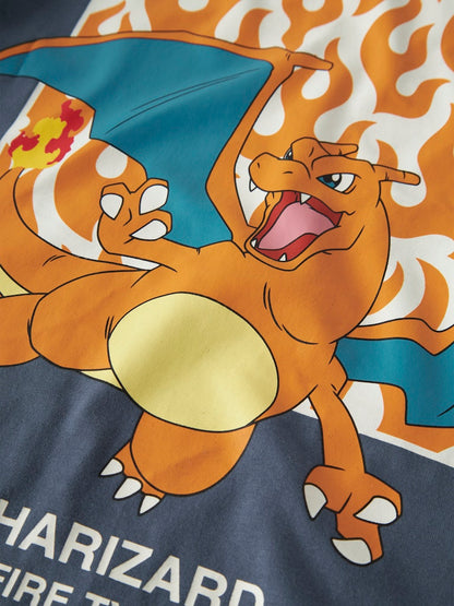 T-shirt Pokémon Kortärmad Jyk Blå