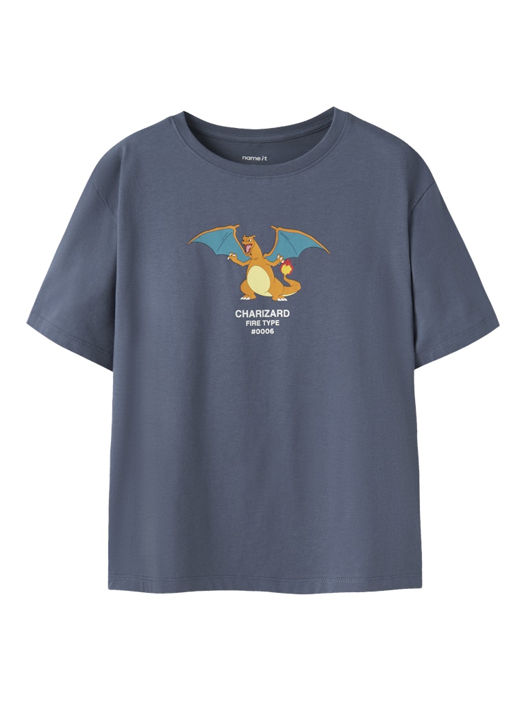 T-shirt Pokémon Kortärmad Jyk Blå