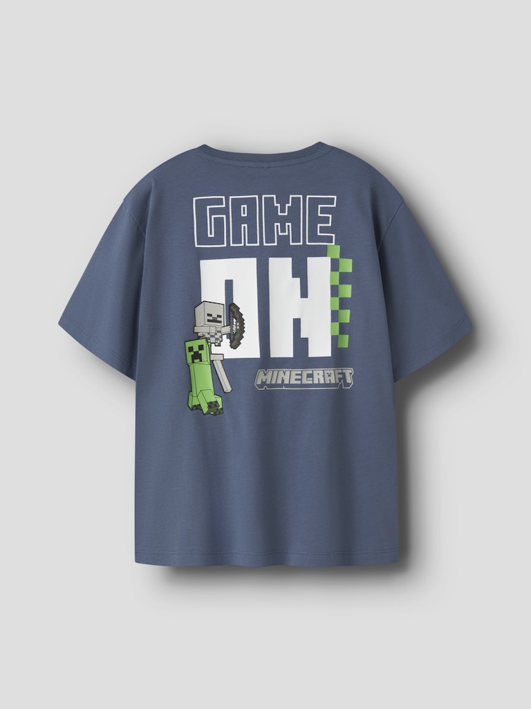 T-shirt Minecraft Kortärmad Jun Blå