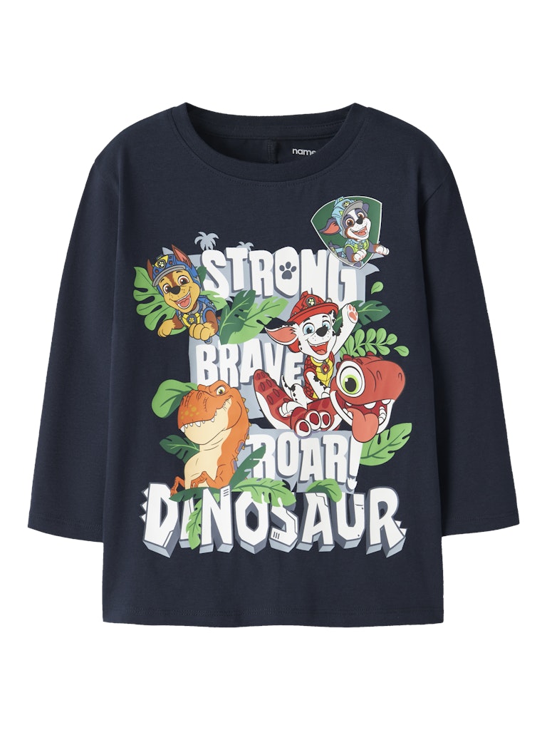 Topp Långärmad Paw Patrol Jik Marinblå