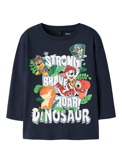 Topp Långärmad Paw Patrol Jik Marinblå