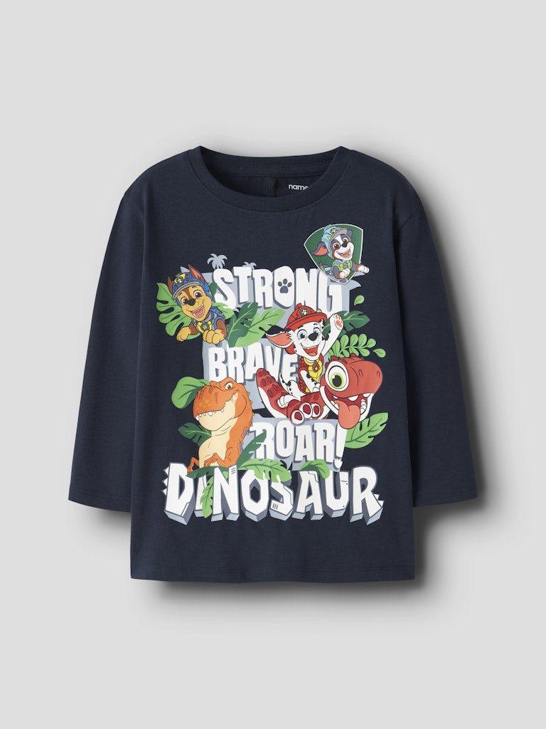 Topp Långärmad Paw Patrol Jik Marinblå