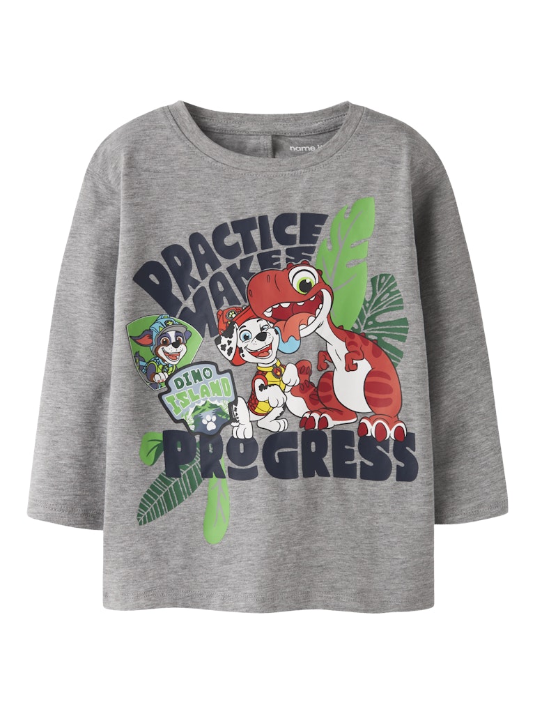 Topp Långärmad Paw Patrol Jik Grå