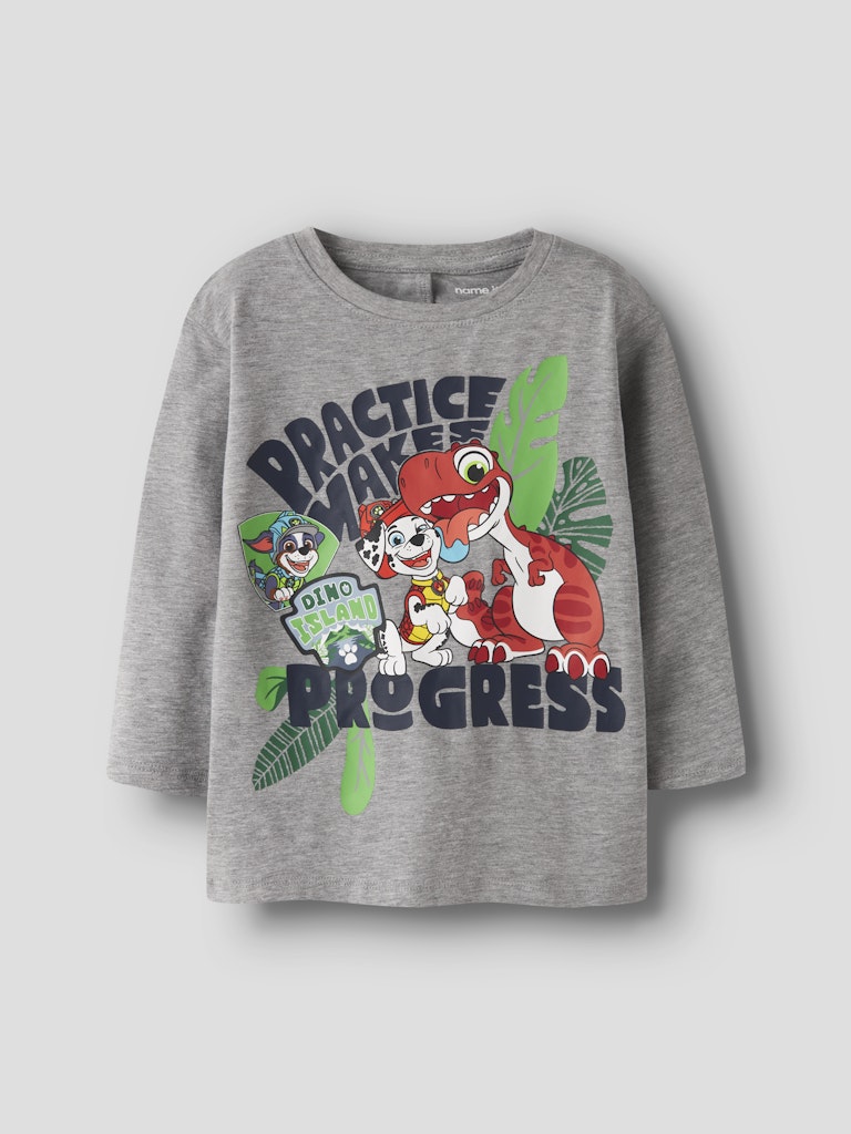 Topp Långärmad Paw Patrol Jik Grå