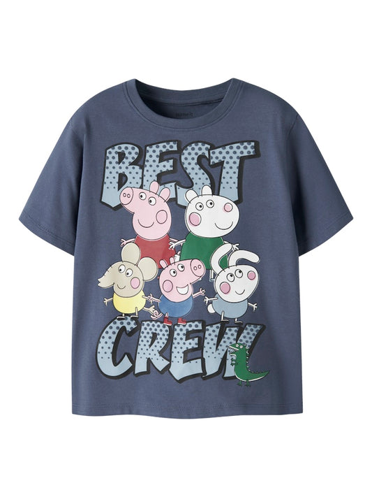 T-shirt Greta Gris Georg Jungel Blå