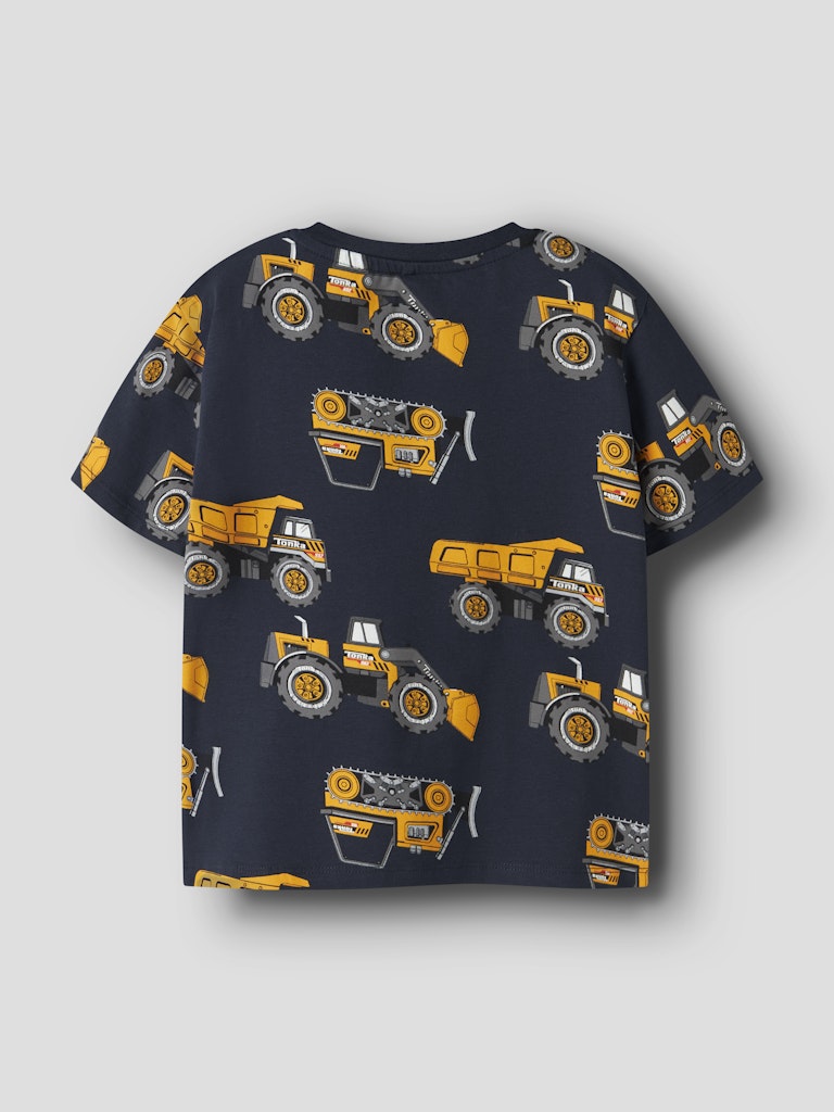 T-shirt Kortärmad Tonka Bilar Fordon Jimmy Blå