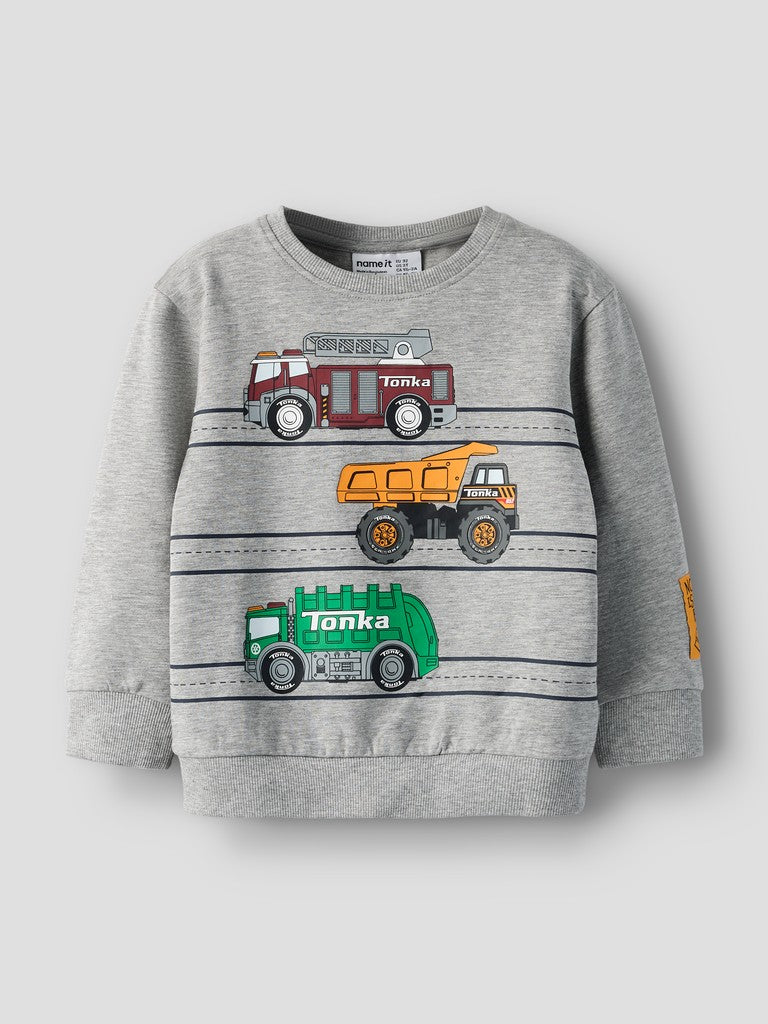Sweattröja Tonka Bilar Fordon Jorge Blå