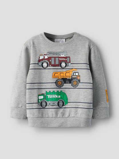 Sweattröja Tonka Bilar Fordon Jorge Blå
