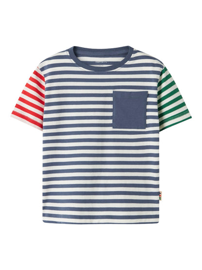 T-shirt Randig Kasto Blå