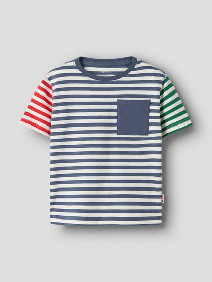 T-shirt Randig Kasto Blå