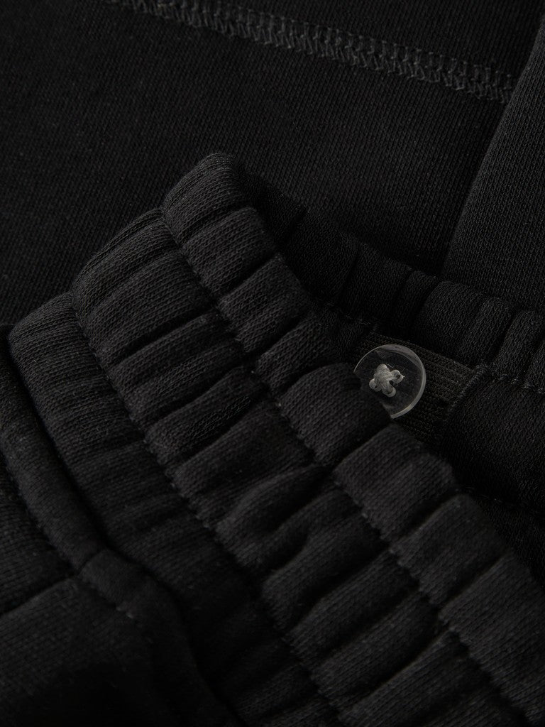 Sweatbyxa Leo Enfärgad Svart