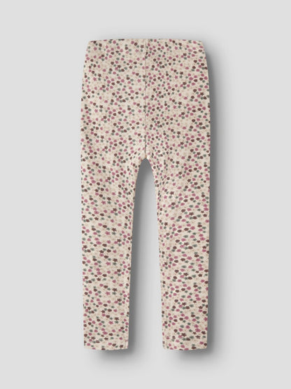 Leggings Lianna Mönstrade Blommor Beige