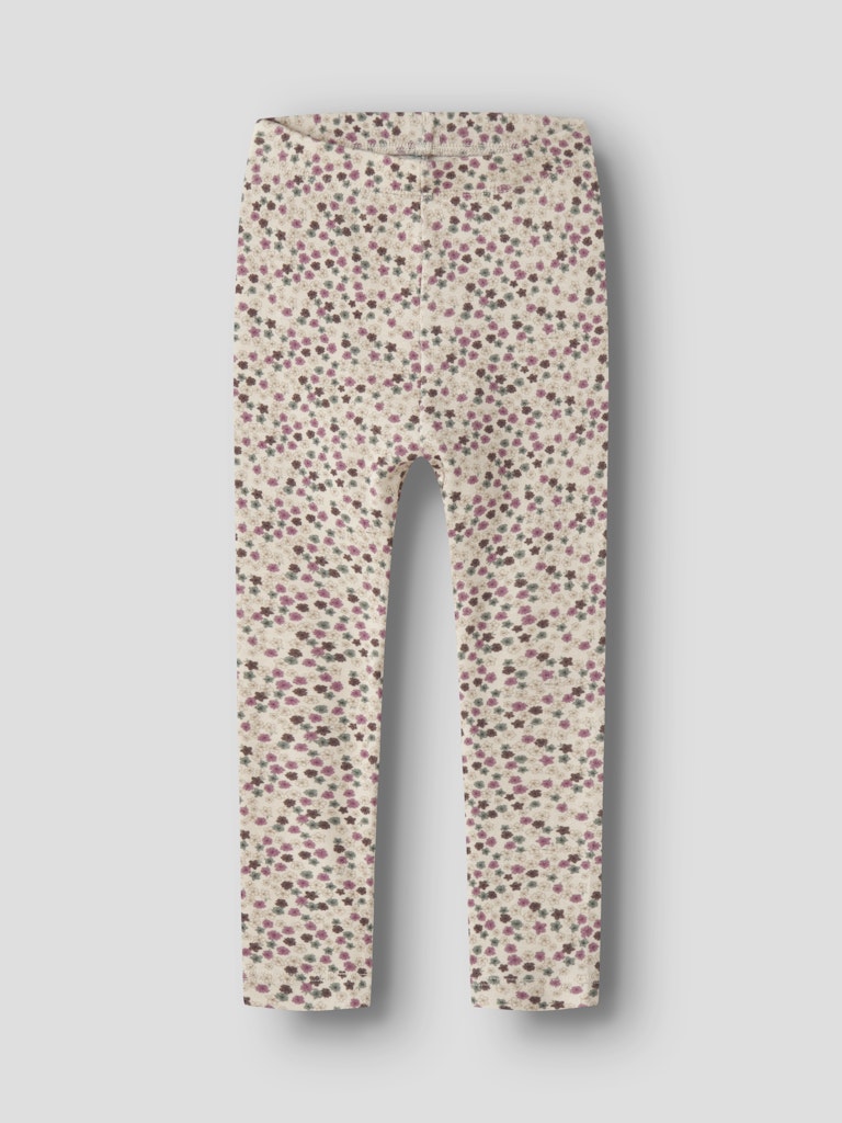 Leggings Lianna Mönstrade Blommor Beige