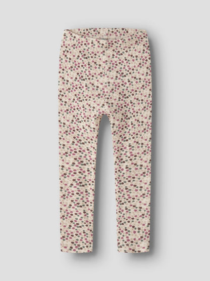 Leggings Lianna Mönstrade Blommor Beige