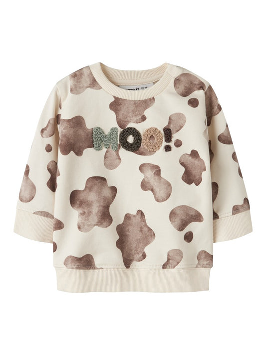 Sweattröja Mönstrad Larry Beige
