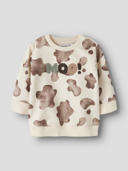 Sweattröja Mönstrad Larry Beige