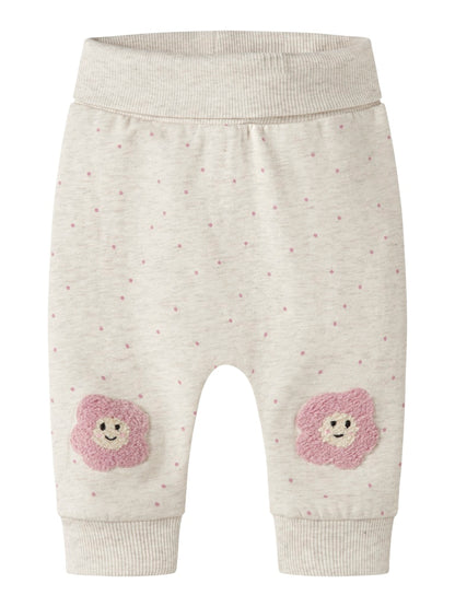 Sweatbyxa Prickar Blomma Luelle Beige