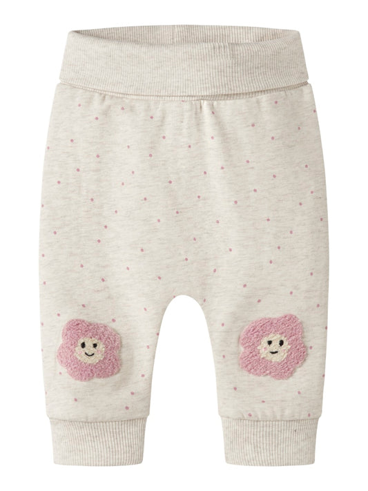 Sweatbyxa Prickar Blomma Luelle Beige
